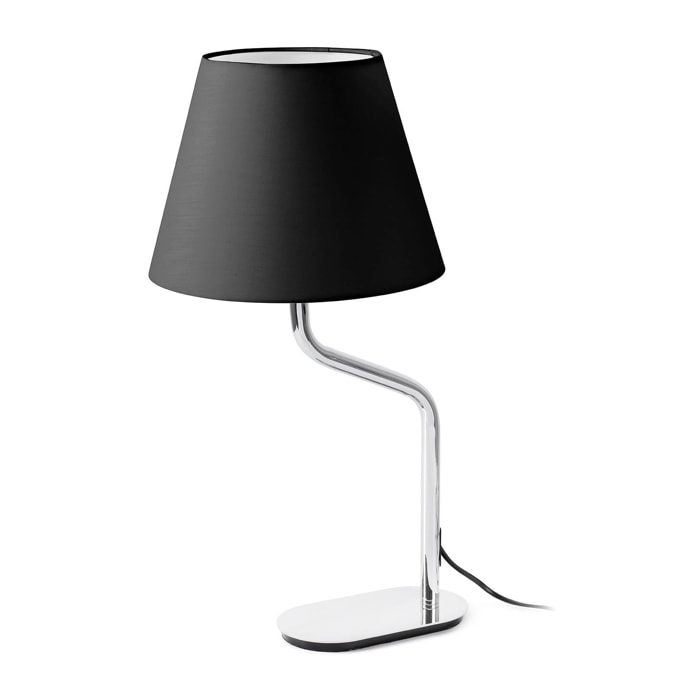 ETERNA Lampe de table chrome/noire