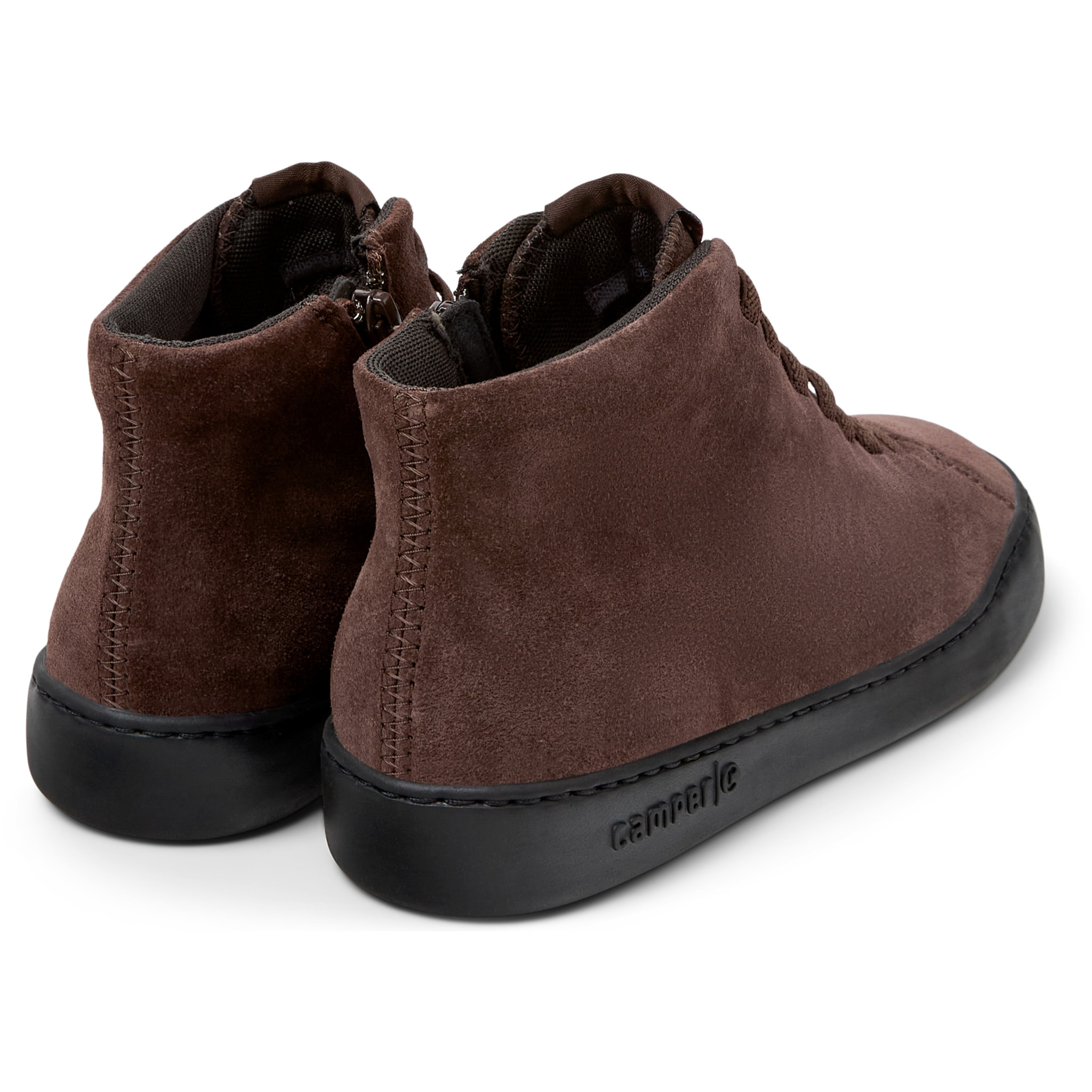 Zapatillas - CAMPER Peu Touring - Marron - Piel de ante
