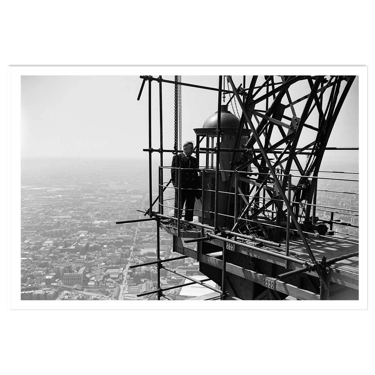 Affiche photo d'art - Télévision - La Tour Eiffel,1950 Affiche seule