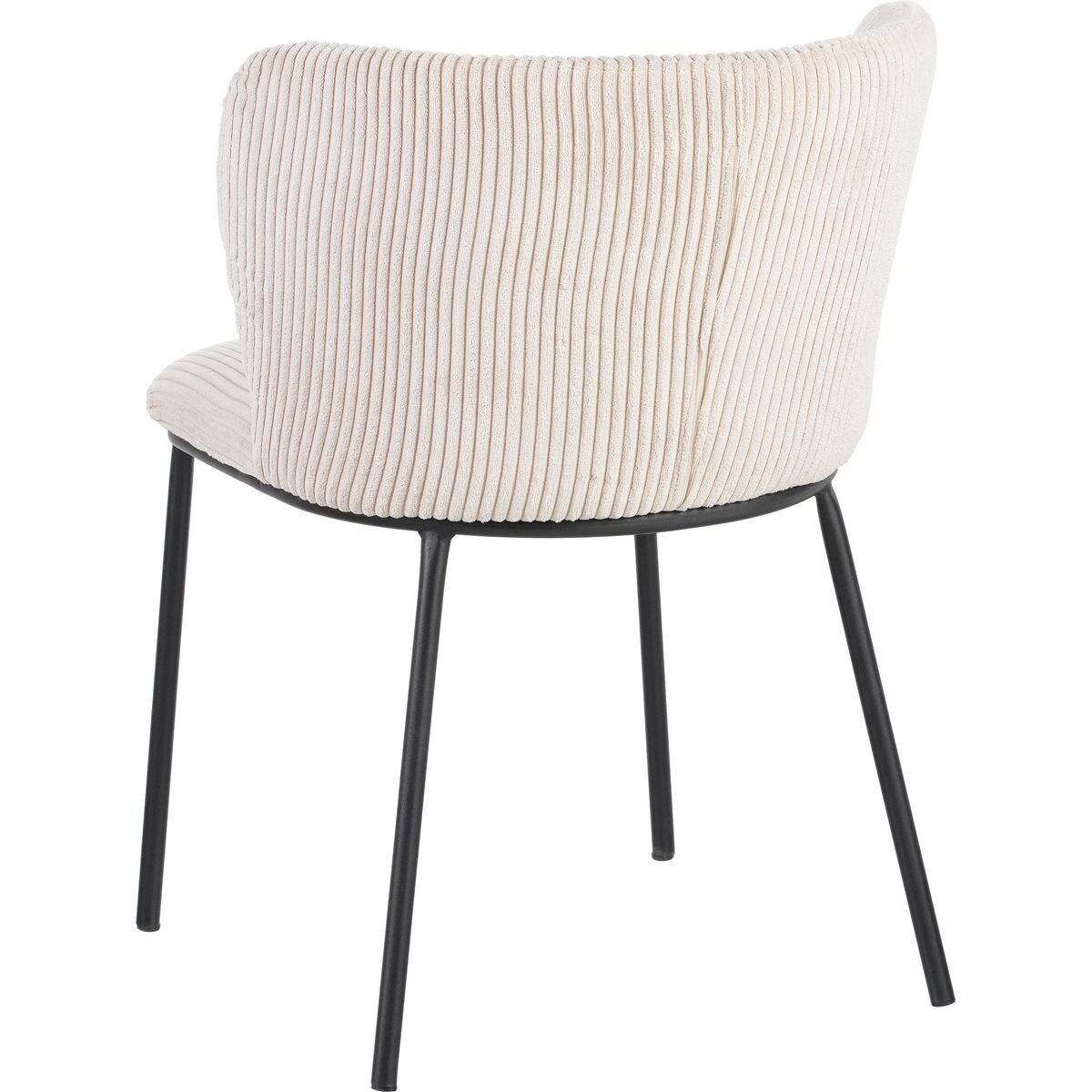 Lot de 2 chaises en velours côtelé - TOMA