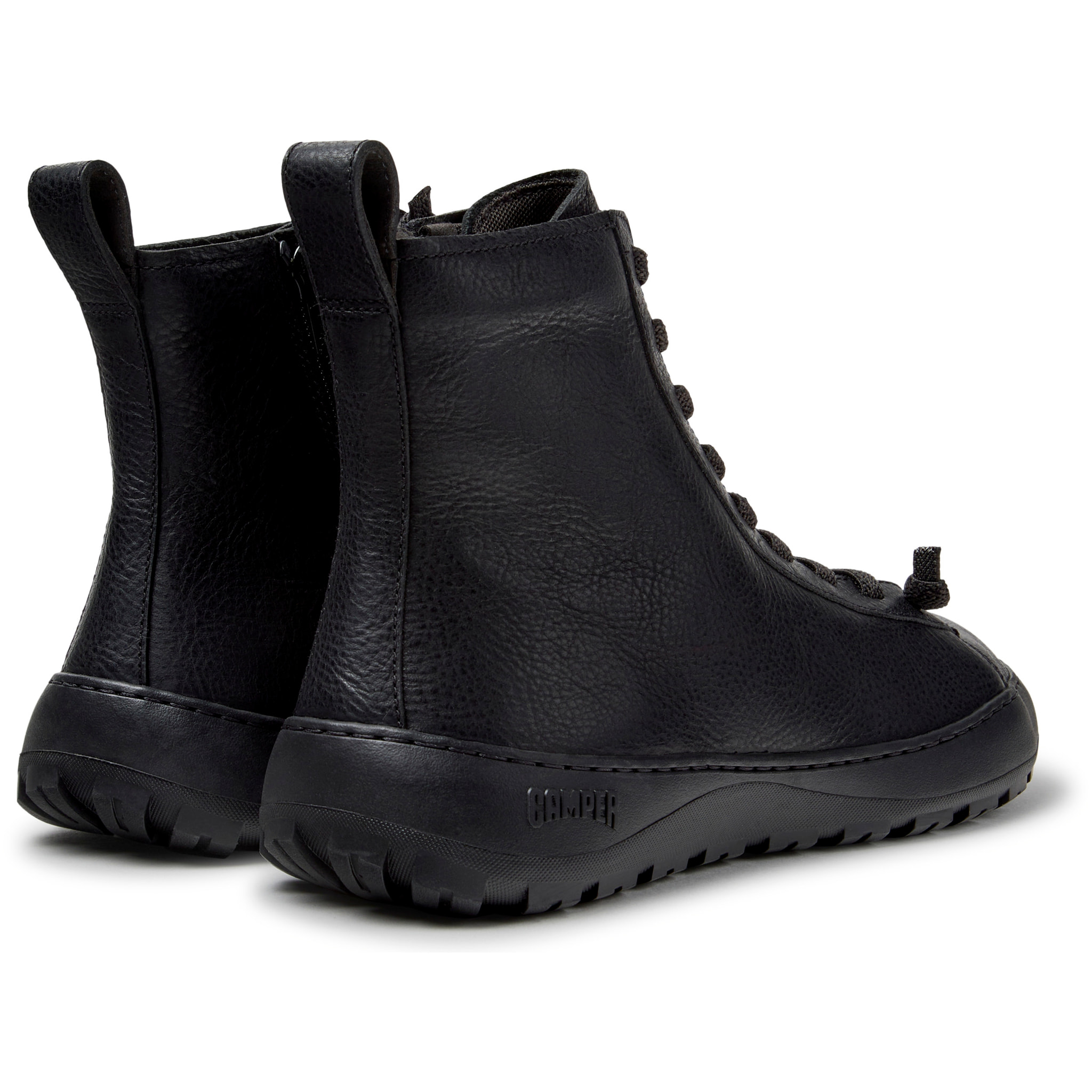 Botines - CAMPER Peu Serra - Negro - Piel de ante
