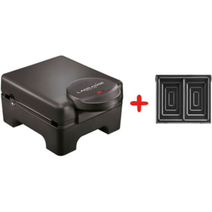 Croq/Gauf/Gril LAGRANGE Tarti Gaufres noir maxi