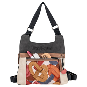 Bolso Mochila Mujer Lois Lynwood Negro