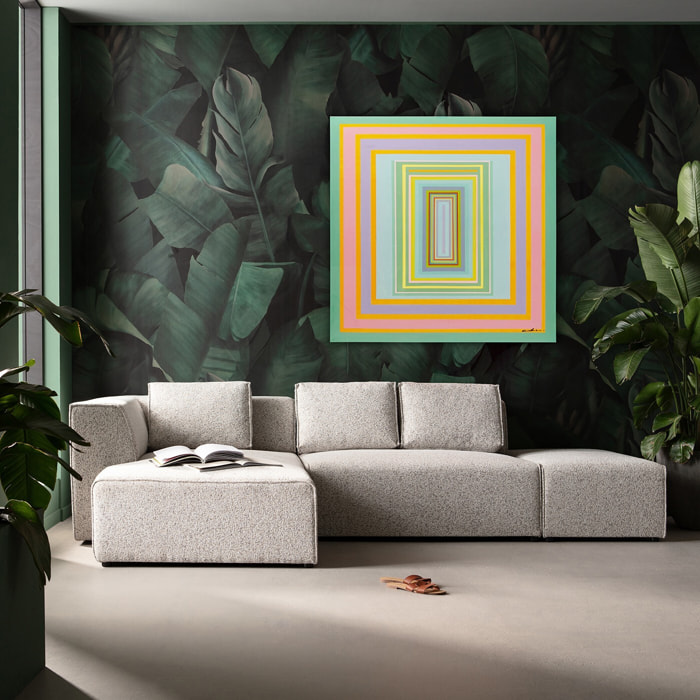 Tableau Tendency 140x140cm orange Kare Design
