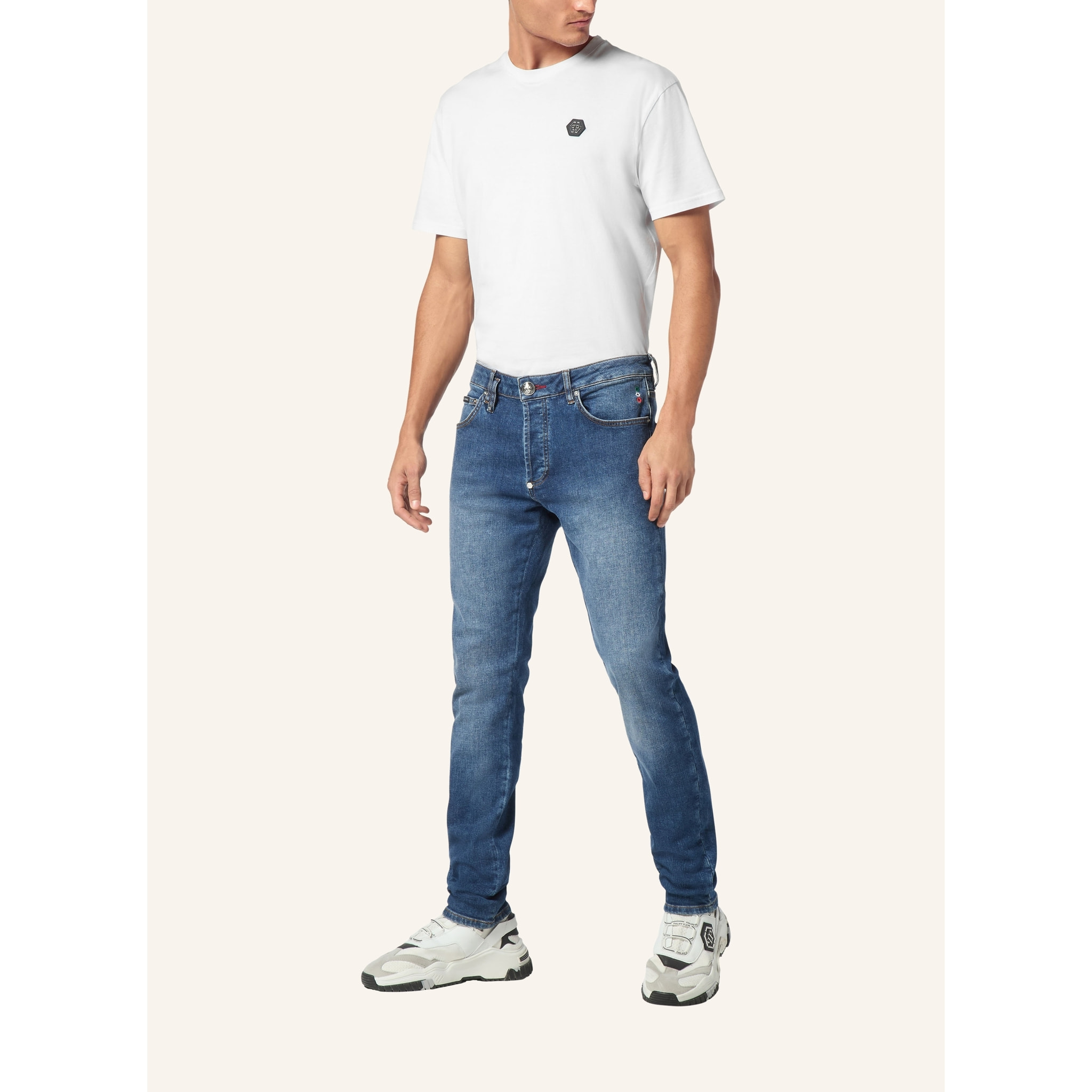 PHILIPP PLEIN Jeans Straight Cut RACING
