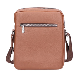 Borsa a tracolla uomo - Modello False - Pelle PU vegana - 20.0 x 24.0 x 5.0 cm