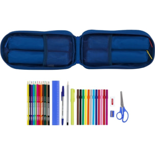 Plumier mochila c/4 port.llenos blackfit8 oxford