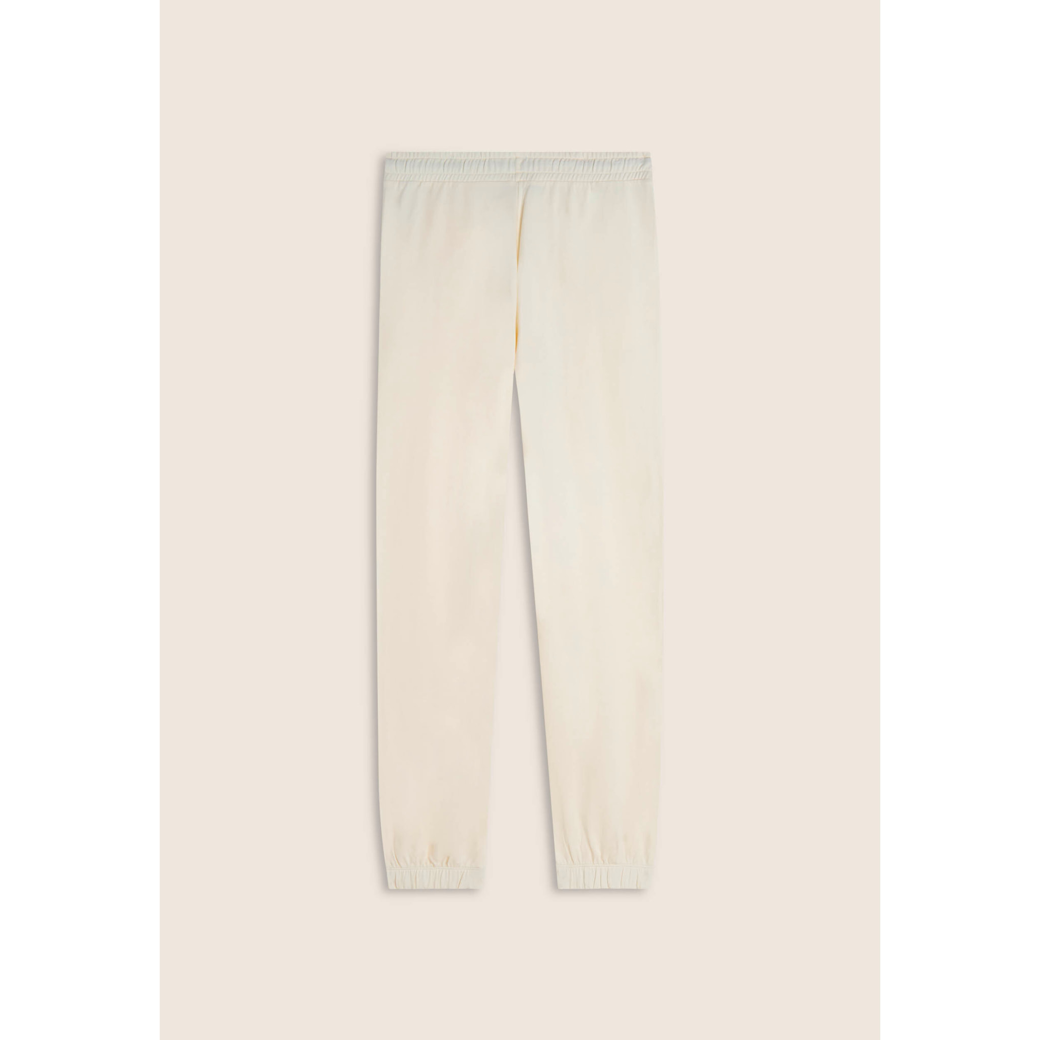 Pantaloni in French Terry modal con elastico sul fondo