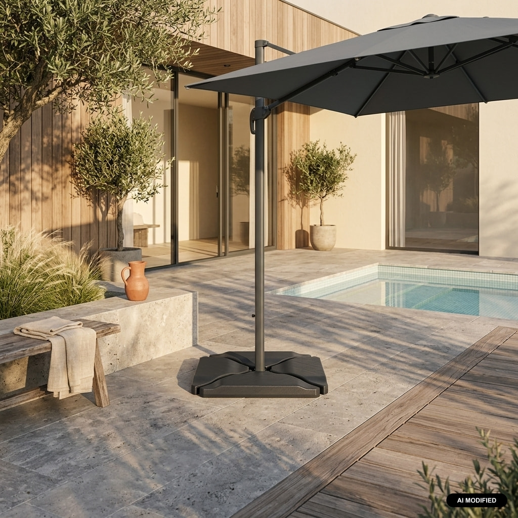 Pied triangle pour parasol  BASO