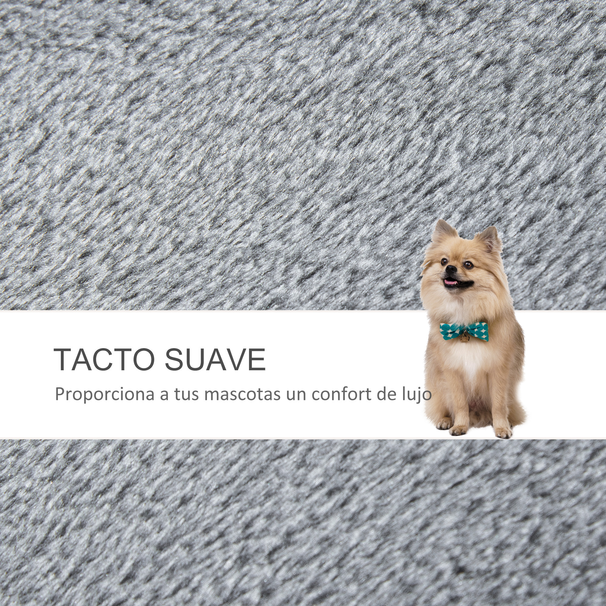 Escaleras para Gatos de 4 Escalones Escaleras para Mascotas Árbol Rascador para Gatos Pequeño con Poste Rascador Bola Colgante 60x40x64 cm Gris