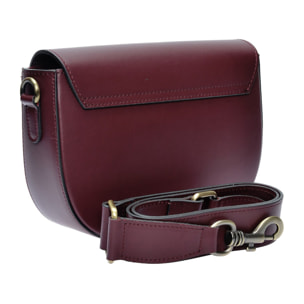 Borsa a spalla Anna Luchini Bordeaux