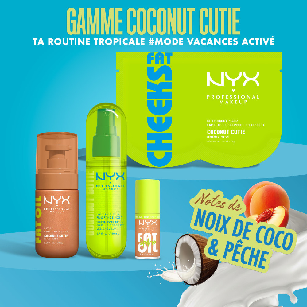NYX Professional Makeup FAT OIL Gloss COCONUT CUTIE