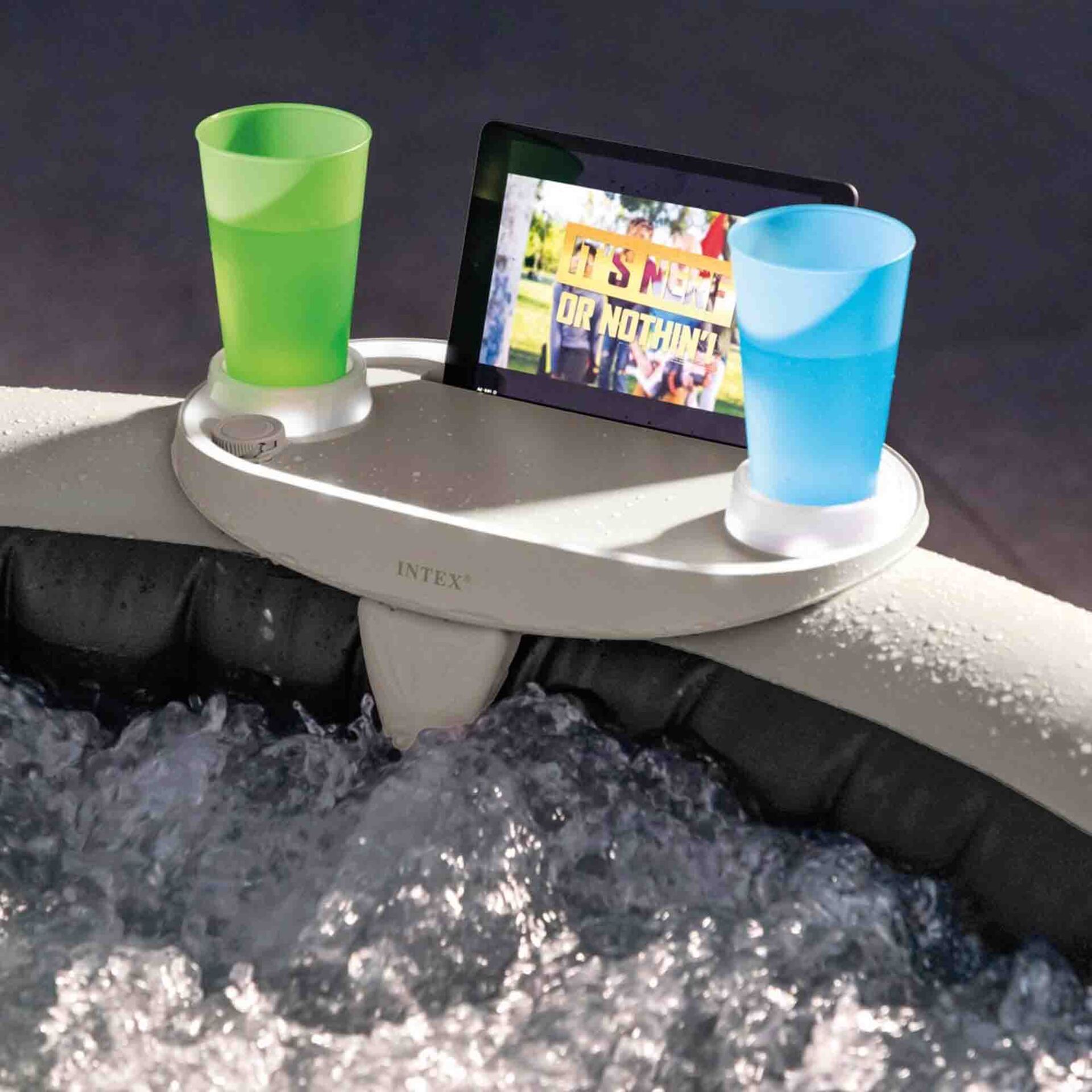 Intex Vassoio con Luce LED per PureSpa, 45x26x16 cm