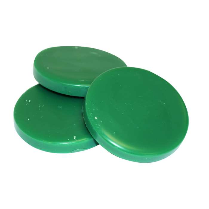 discos cera verde (bolsas 1 kg.)