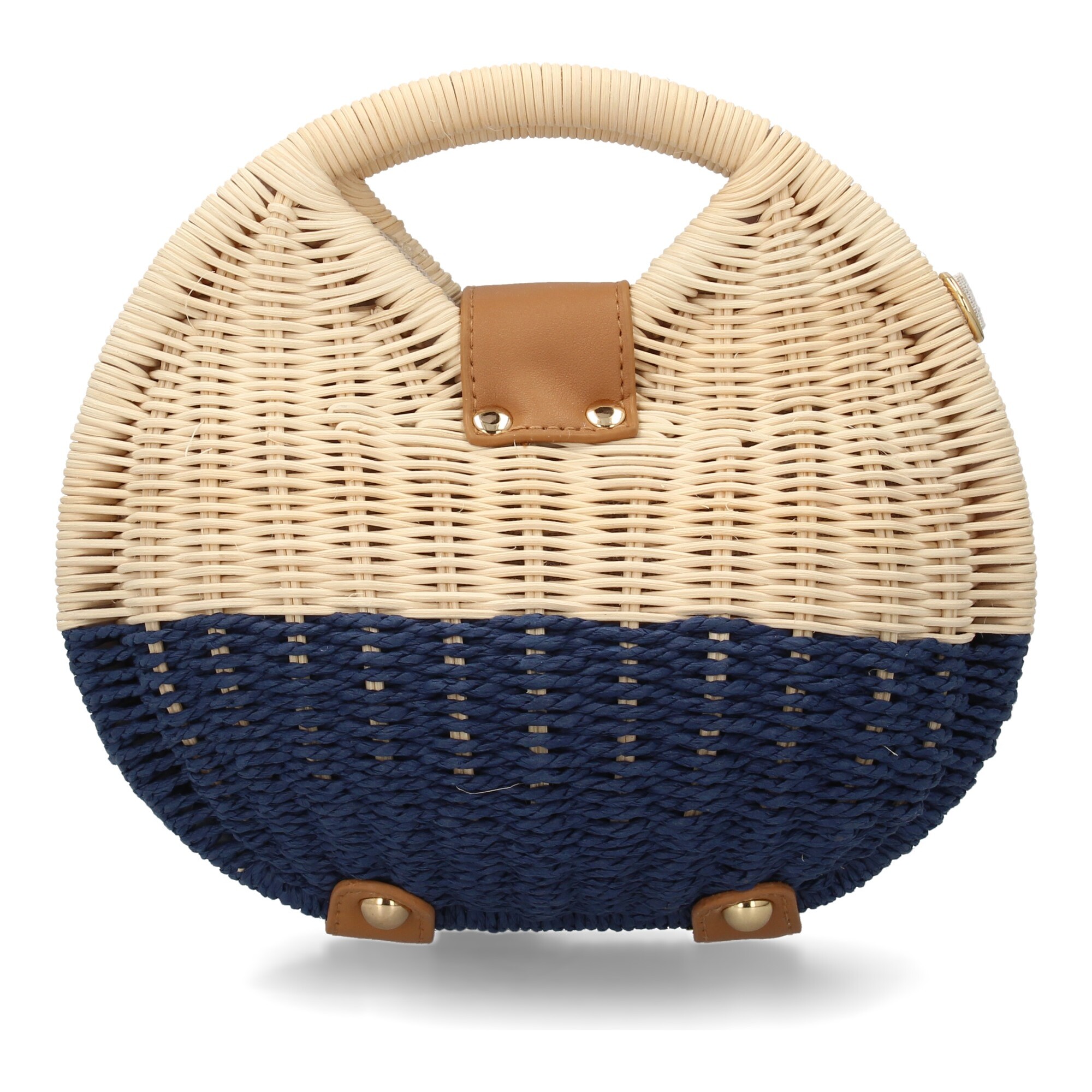 Bolso de hombro para mujer, material de rafia, diseño elegante y moderno ideal para verano