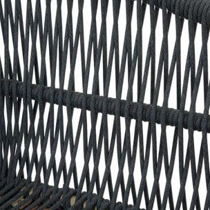 Salon de jardin Orissa 5 places gris