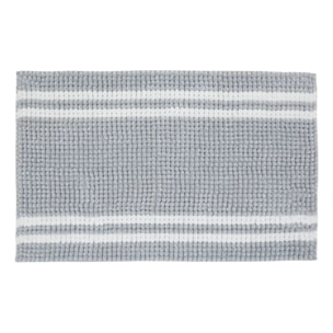 Tapis de bain 80x50cm gris