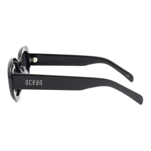 Gafas de sol OCEAN GENEVE - Negro brillante / Ahumada