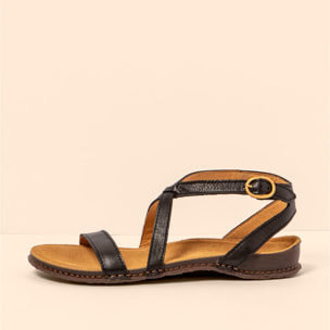 Sandalias N5802 SOFT NAPPA BLACK/PANGLAO color Black