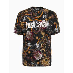 Just Cavalli Camiseta de algodón con estampado gráfico Just Cavalli.