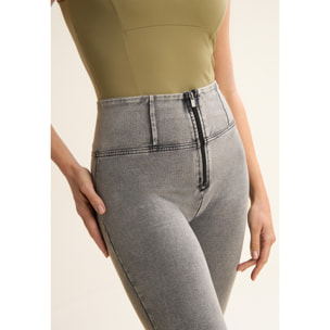 Jeggings push up WR.UP® superskinny vita alta con zip