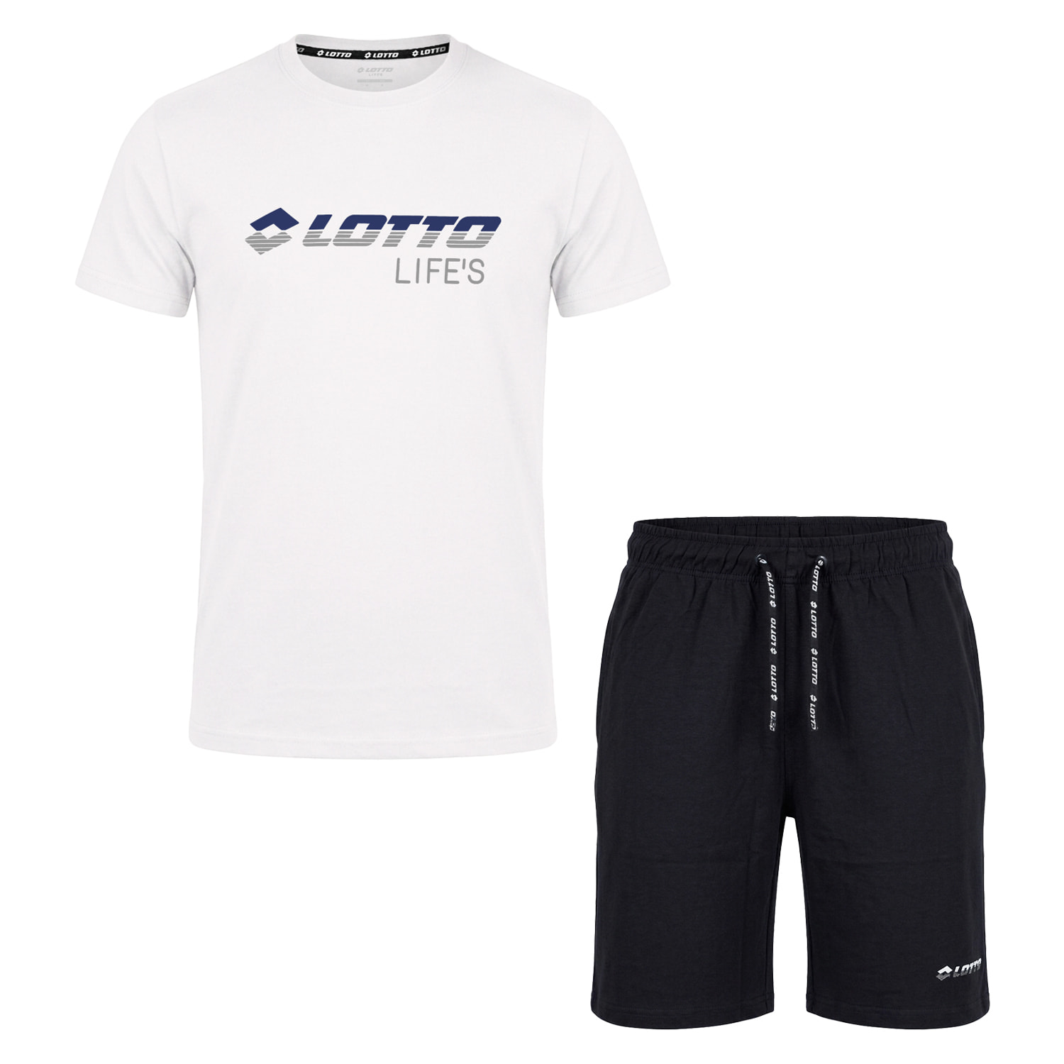 Completo Sportivo Uomo LOTTO Cotone Corto