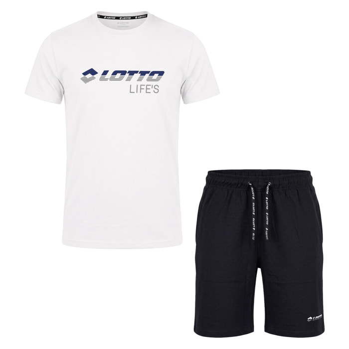 Completo Sportivo Uomo LOTTO Cotone Corto
