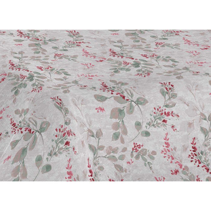 Copriletto Piquet 100% Cotone Linea Sofia Vittoria Rosso