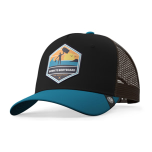 Gorra Trucker Born to Bodyboard Azul The Indian Face para hombre y mujer