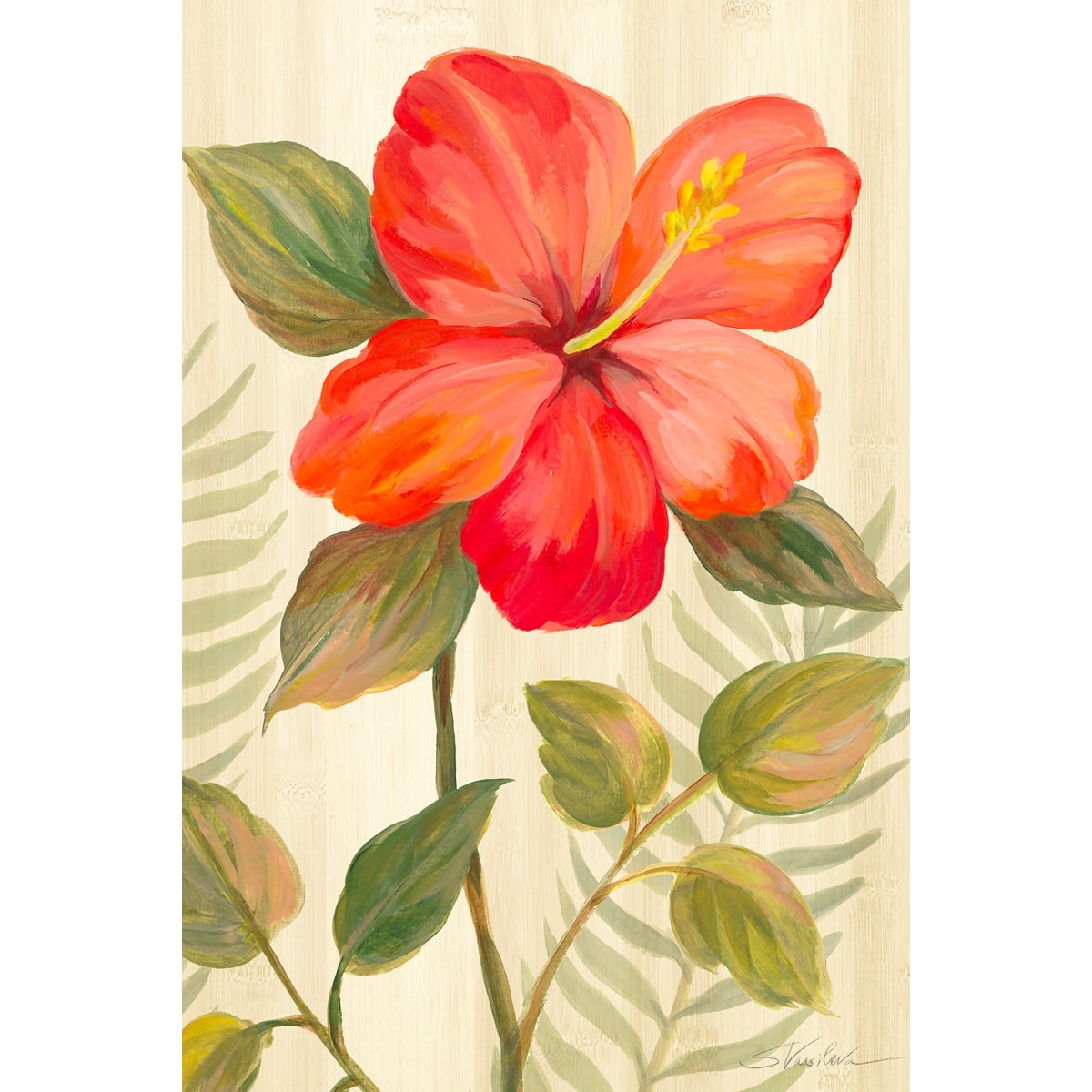 Tableau Diamant d'hibiscus Tableau alu Dibond