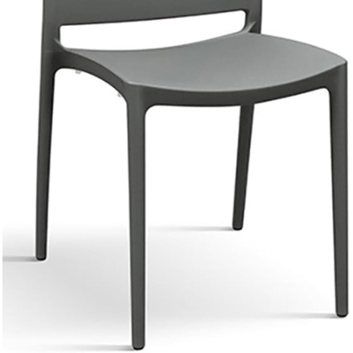 Set di 2 sedie NORTH BEACH in polipropilene grigio