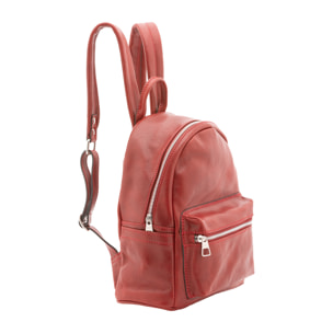 Zaino  unisex In Vera pelle Made in Italy 23x29x13 cm