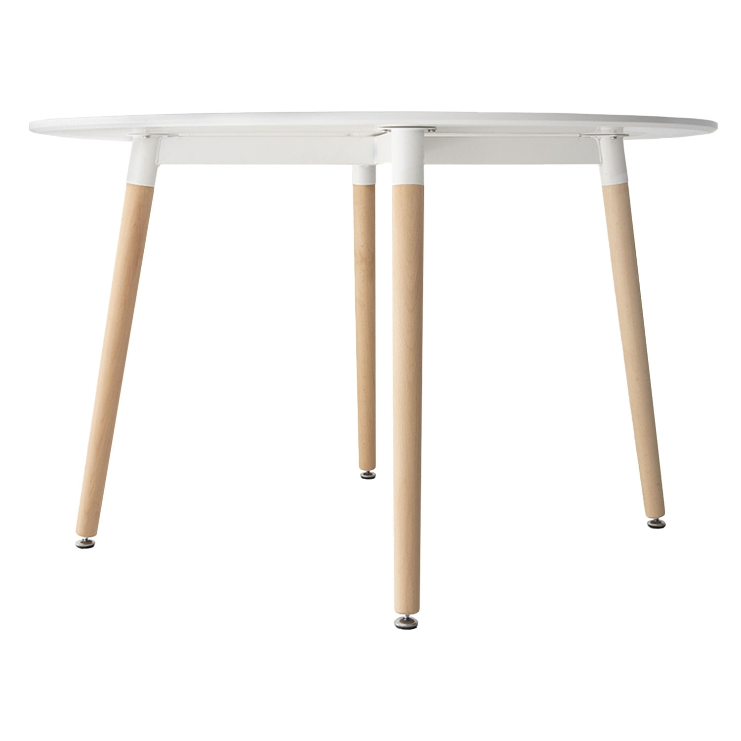 Table ronde 120cm blanche MARTHA