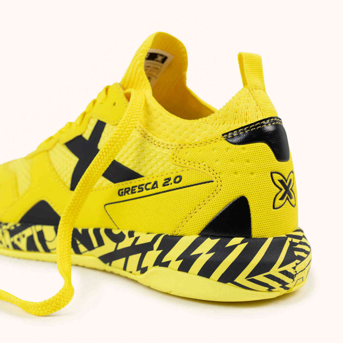 MUNICH GRESCA 2.0 10 Zapatillas de Fútbol Sala Profesionales Amarillo y Negro
