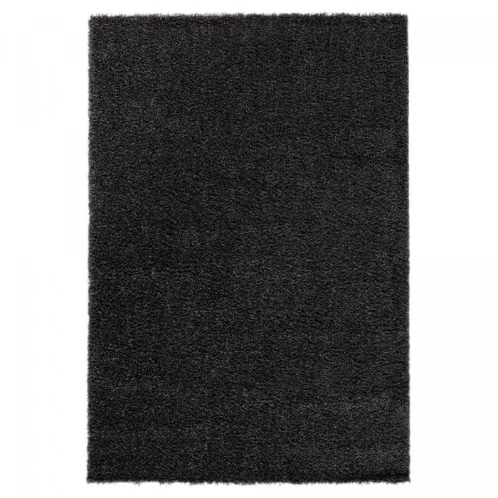 Tapis shaggy tissé motif uni BAIVAL