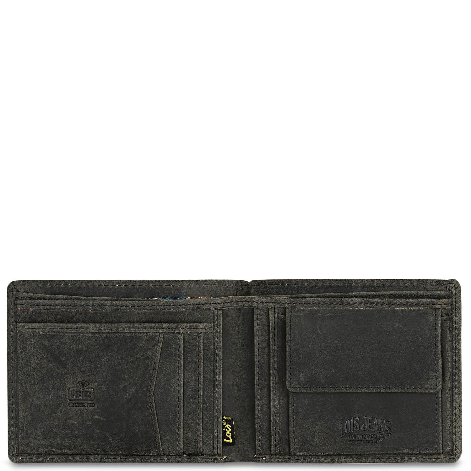 Cartera Hombre Piel Lois Brock Negro