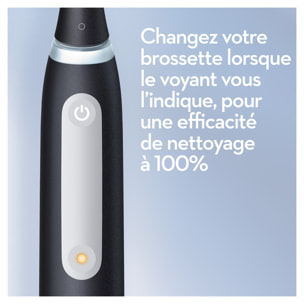 Oral-B iO 4N - Avec Etui de Voyage - Noire - Brosse À Dents Électrique connectée