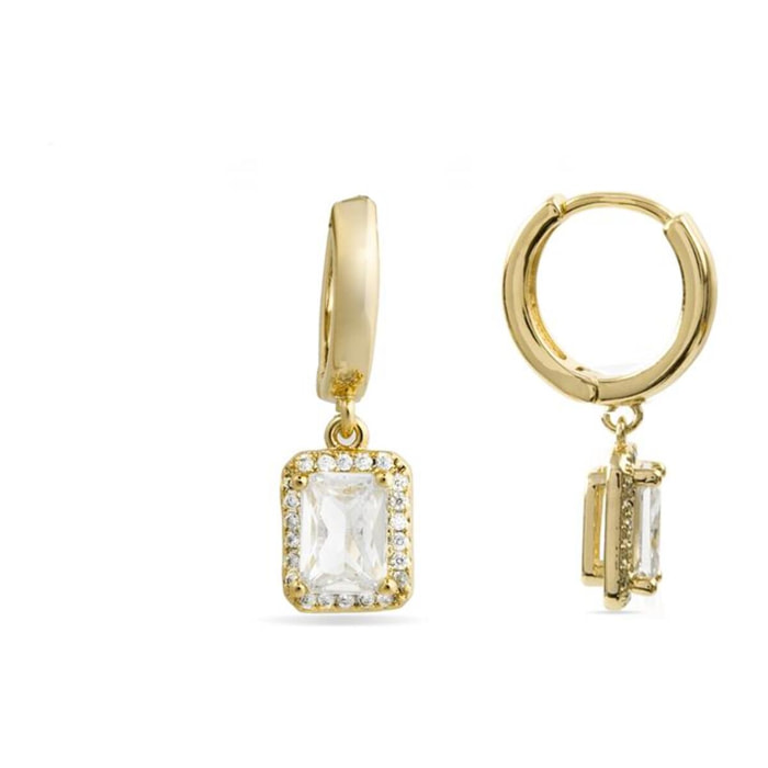 Pendientes Lux by Lux acabadoss en oro 18k