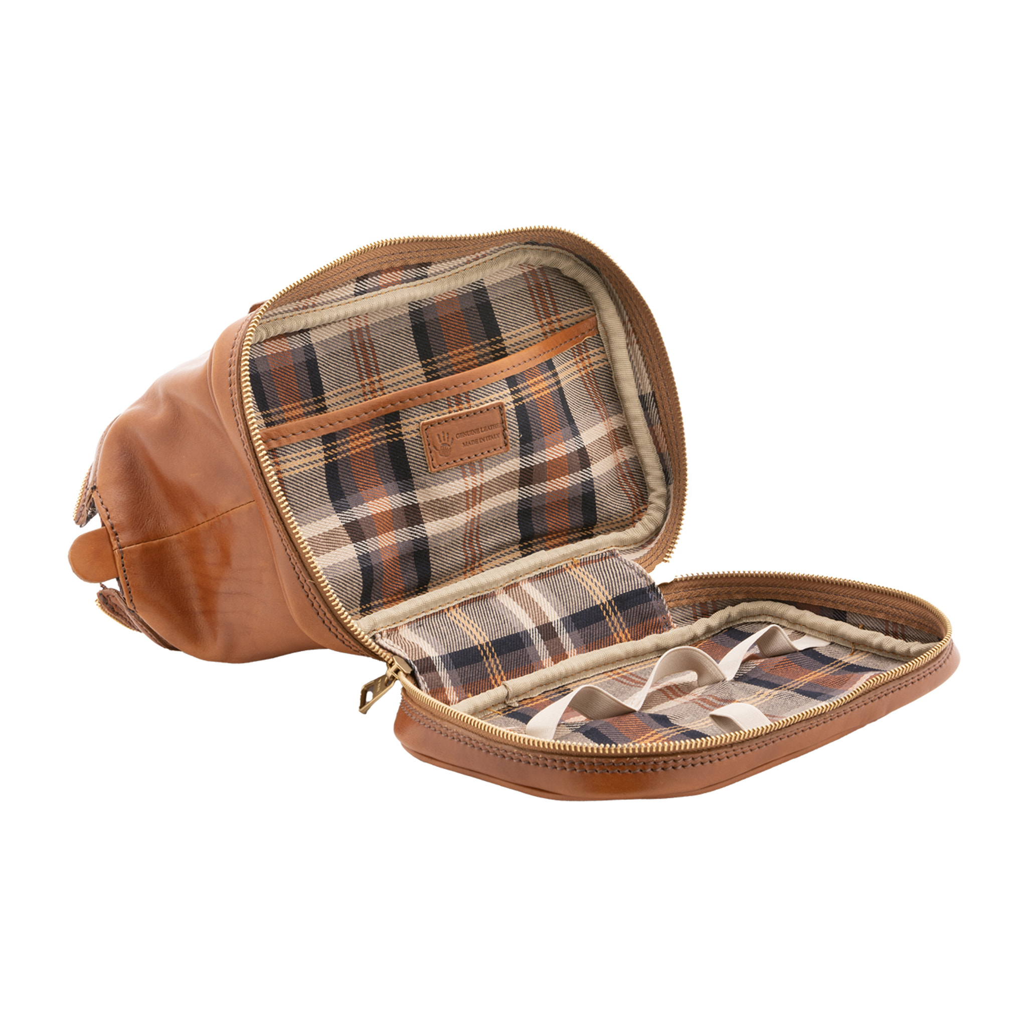 Pochette  unisex In Vera pelle Made in Italy 25x18x16 cm