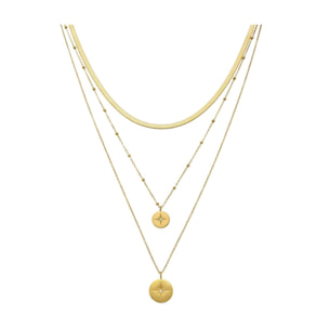 Collar Lux by Lux acabado oro 18k