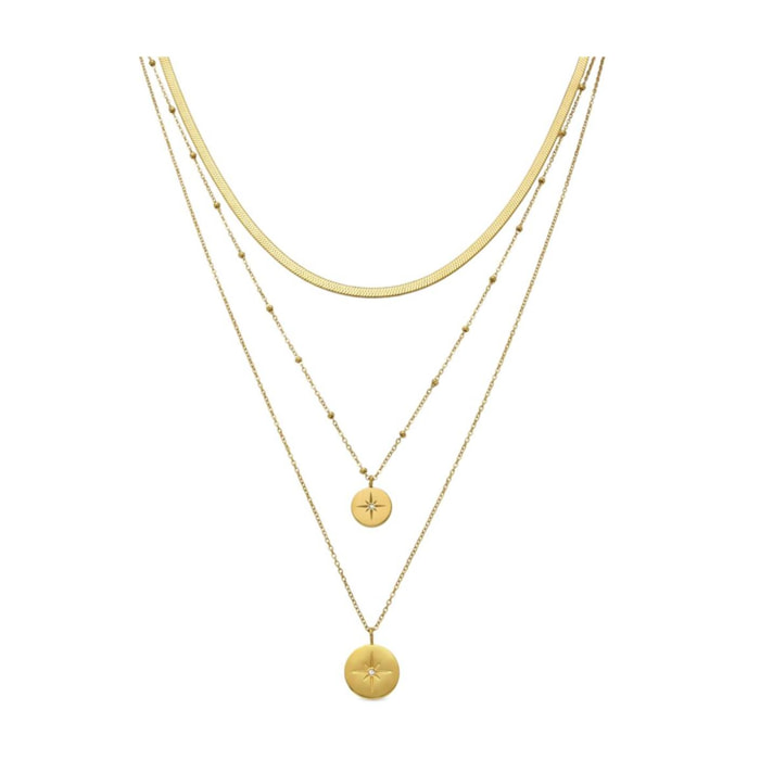 Collar Lux by Lux acabado oro 18k