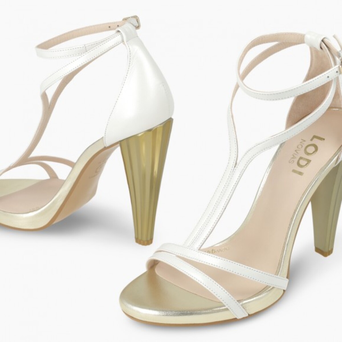SANDALIAS DE NOVIA BLANCAS YURTE