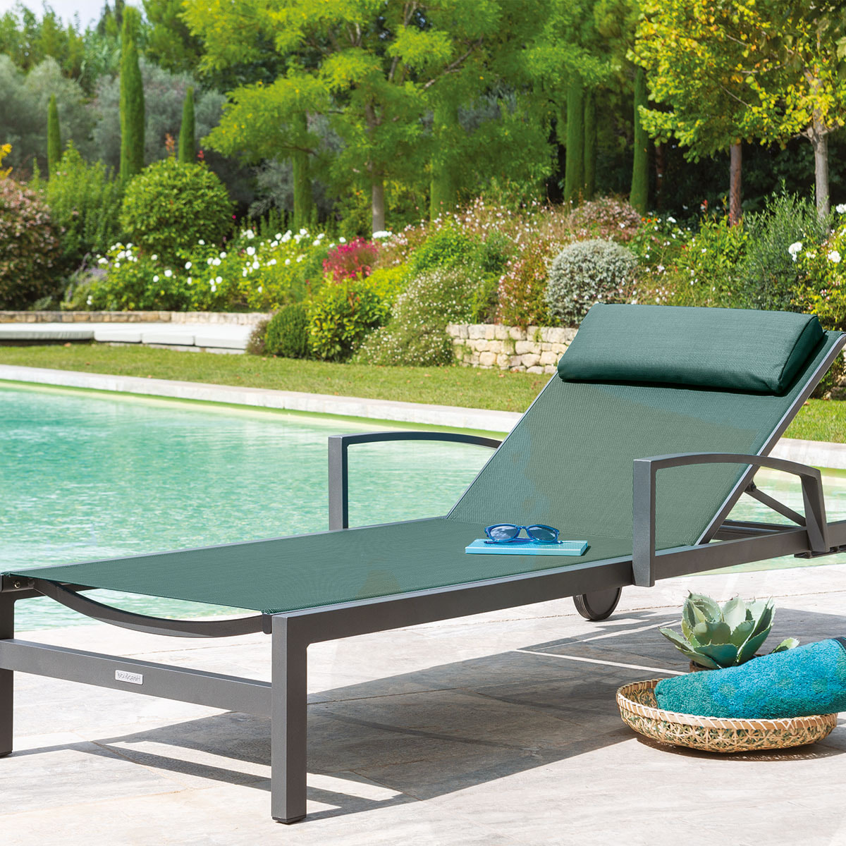 Transat Ocala Vert jade & Graphite