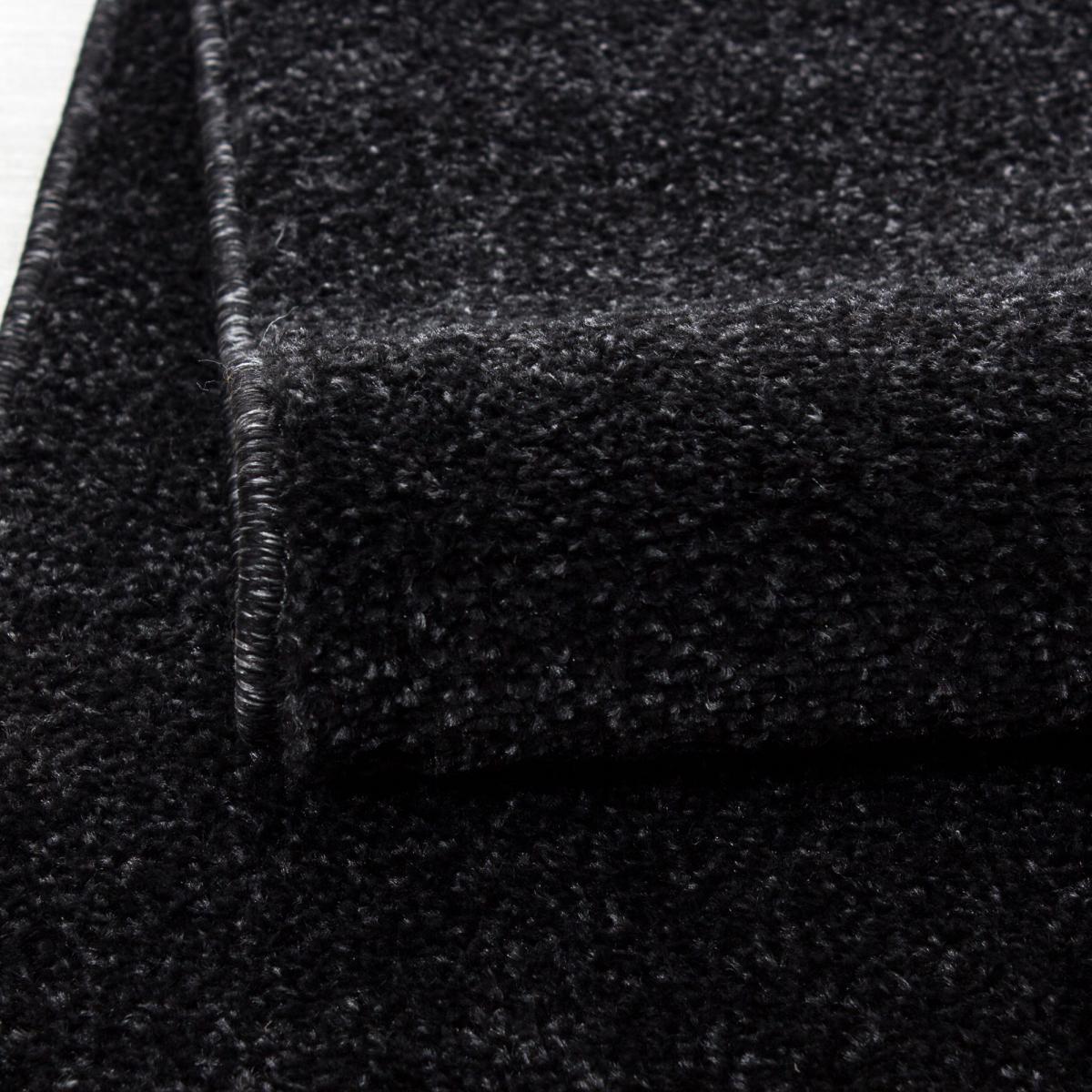 Tapis rond tissé motif uni JUFO