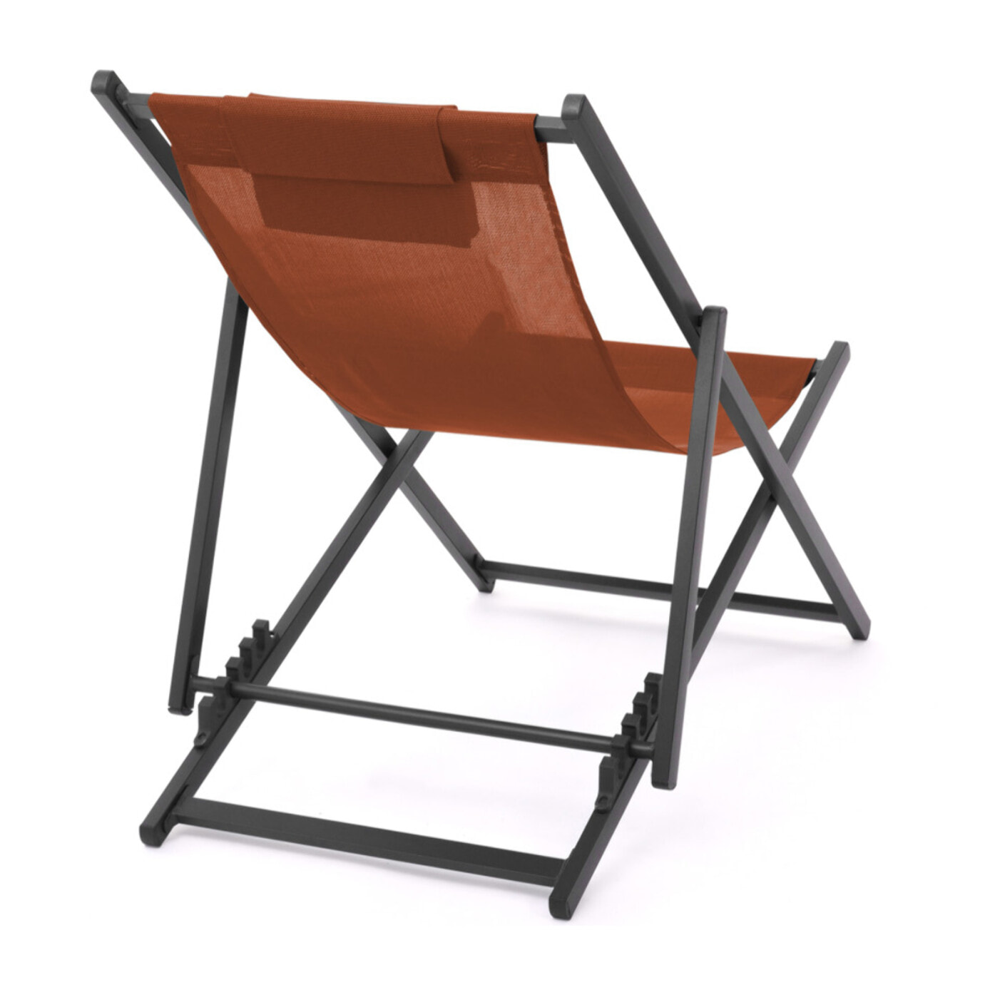 Chiliennes en métal et toile - lot de 2