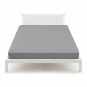 BASSETTI Lenzuolo con Angoli 100% Cotone_ Singolo_Fumo