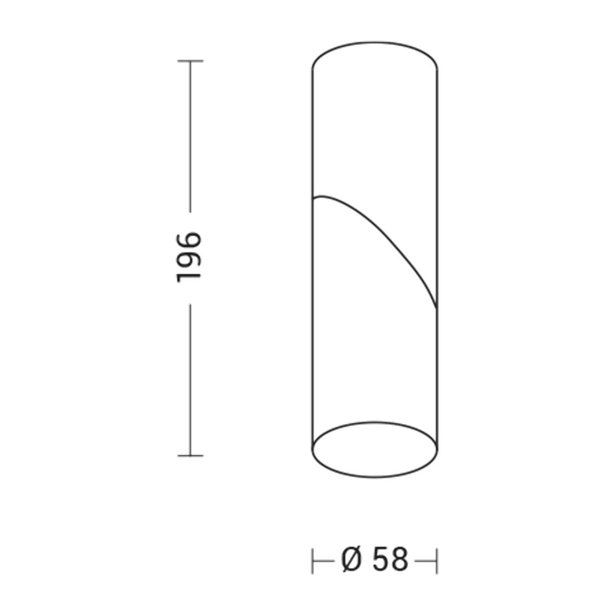 Plafoniera orientabile Rossini TWIST