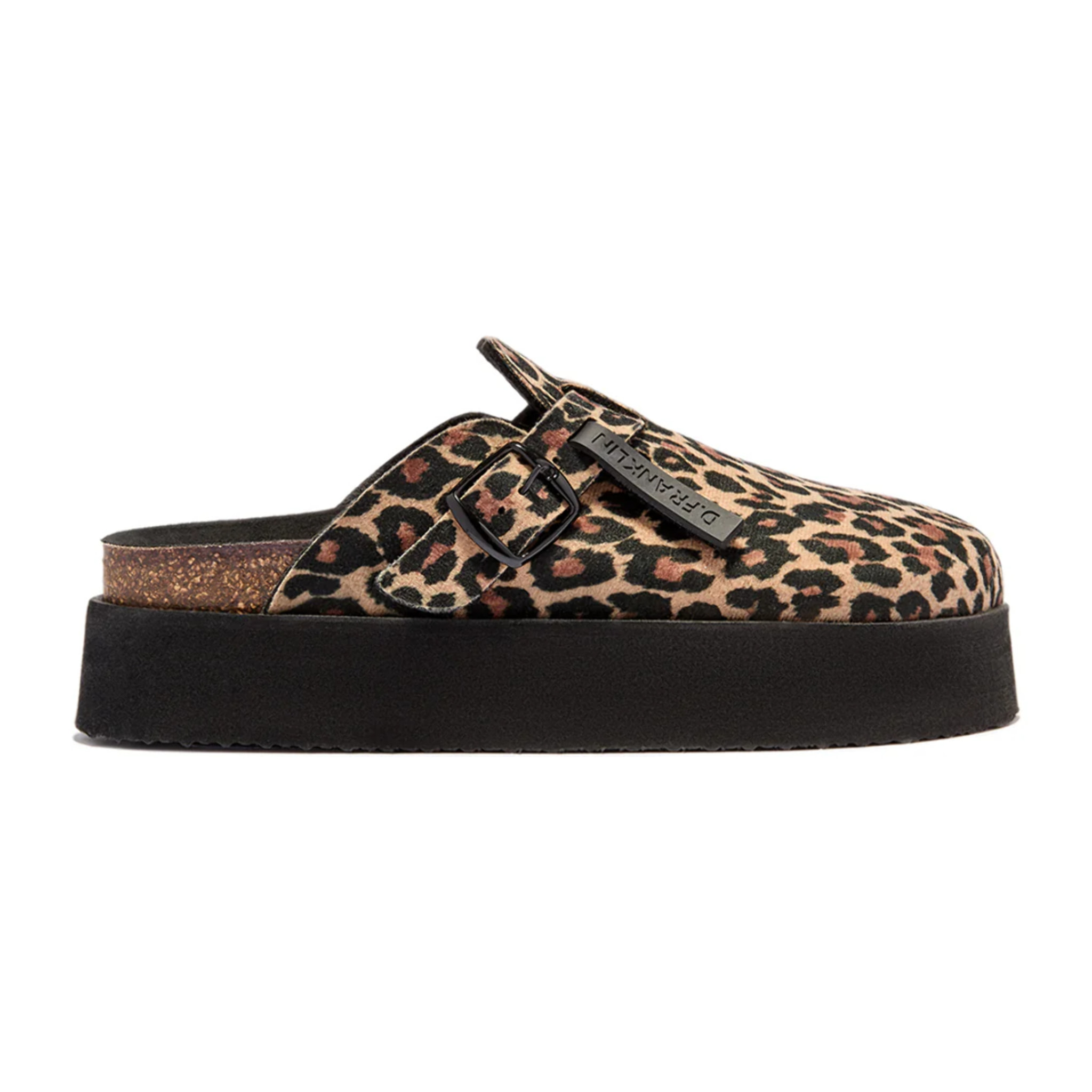 Zuecos de Mujer con Plataforma en Leopardo Vibe Clog