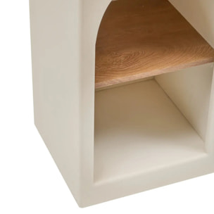 Buffet 2 portes 8 niveaux Sienna beige H85