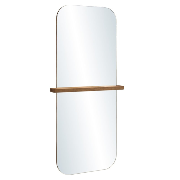 SIXTINE - Miroir 83x180cm en bois de teck recyclé